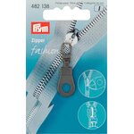 Avattava vetoketjun vedin, Eyelet, Musta, Prym 482138 Musta