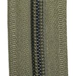 5C Coil Zipper Tape by the Meter, Olive Green, Natulon® (Recycled Polyester) Olive Green