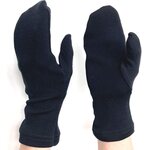 Merino Mittens, Black, XL Black
