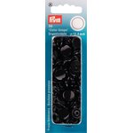 Muovinepparit 12,4 mm, Musta, 30 nepparia, Prym 393105 Musta