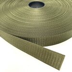 Nauha 25mm kevyt PES, Oliivin vihreä Oliivin vihreä