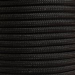 Paracord 550 Type III Nylon Cord, 38 colors, Black (016) Black (016)