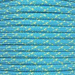 Paracord 550 Type III nailonnyöri, 38 väriä, Turkoosi-keltainen (373) Turkoosi-keltainen (373)