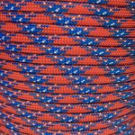 Paracord 550 Type III nailonnyöri, 38 väriä, Puna-sininen kuu (164) Puna-sininen kuu (164)