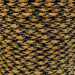 Paracord 550 Type III nailonnyöri, 38 väriä, Oranssimusta gepardi (186) Oranssimusta gepardi (186)