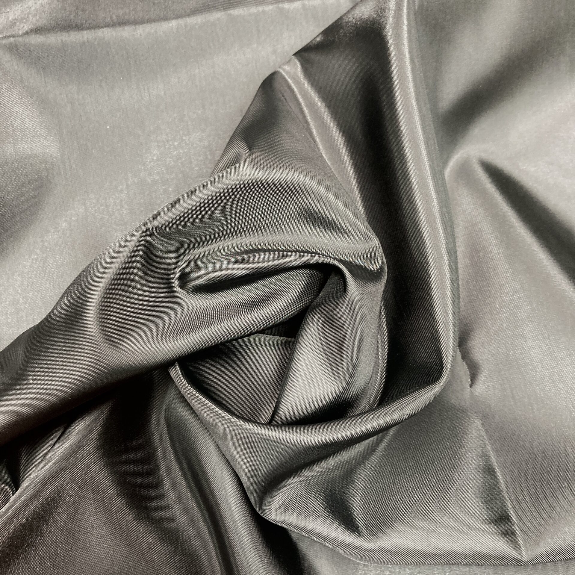 Antistaattinen polyestervuorikangas 55 g/m², kierrätyskuitu, Musta (5194) Musta (5194)