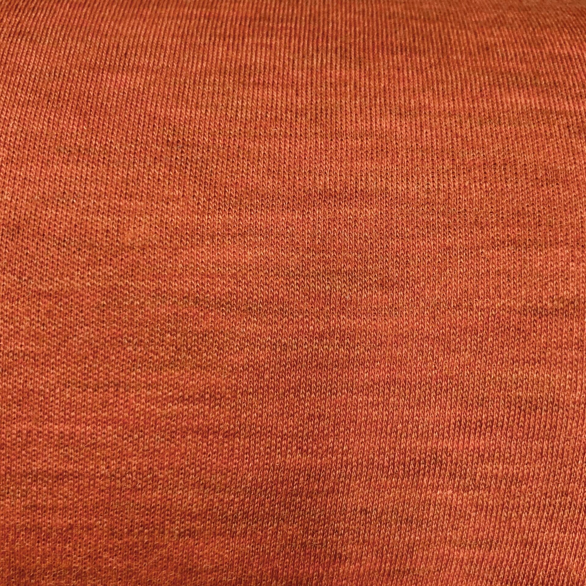 Merino Wool Fabric 19.5 Micron 125cm Mulesing Free, Heathered Burnt Orange (5643) Heathered Burnt Orange