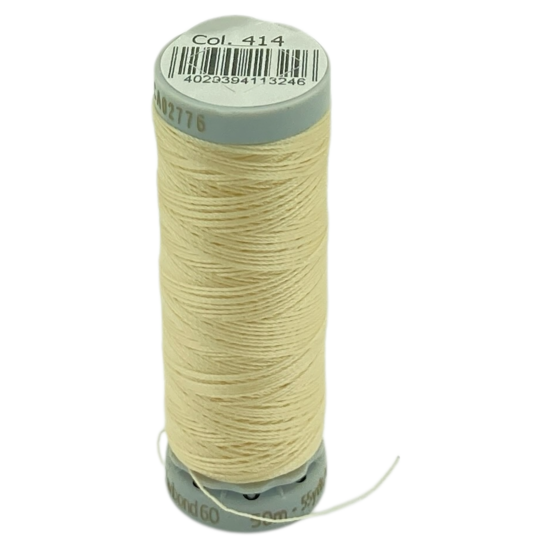 Zwibond #60, Strong Bonded Nylon Thread In 58 Colors, 414 - Natural White Natural White