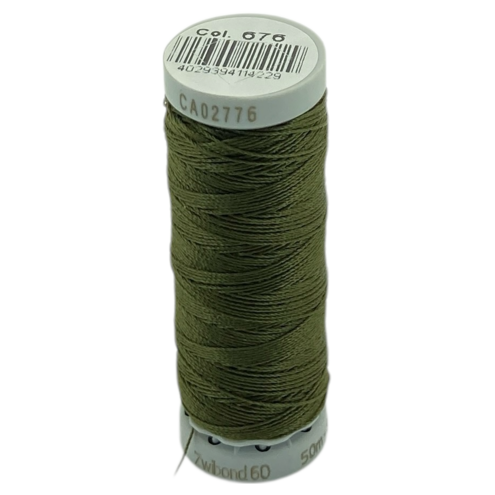 Zwibond #60, Strong Bonded Nylon Thread In 58 Colors, 676 - Dark Olive Green Dark Olive Green
