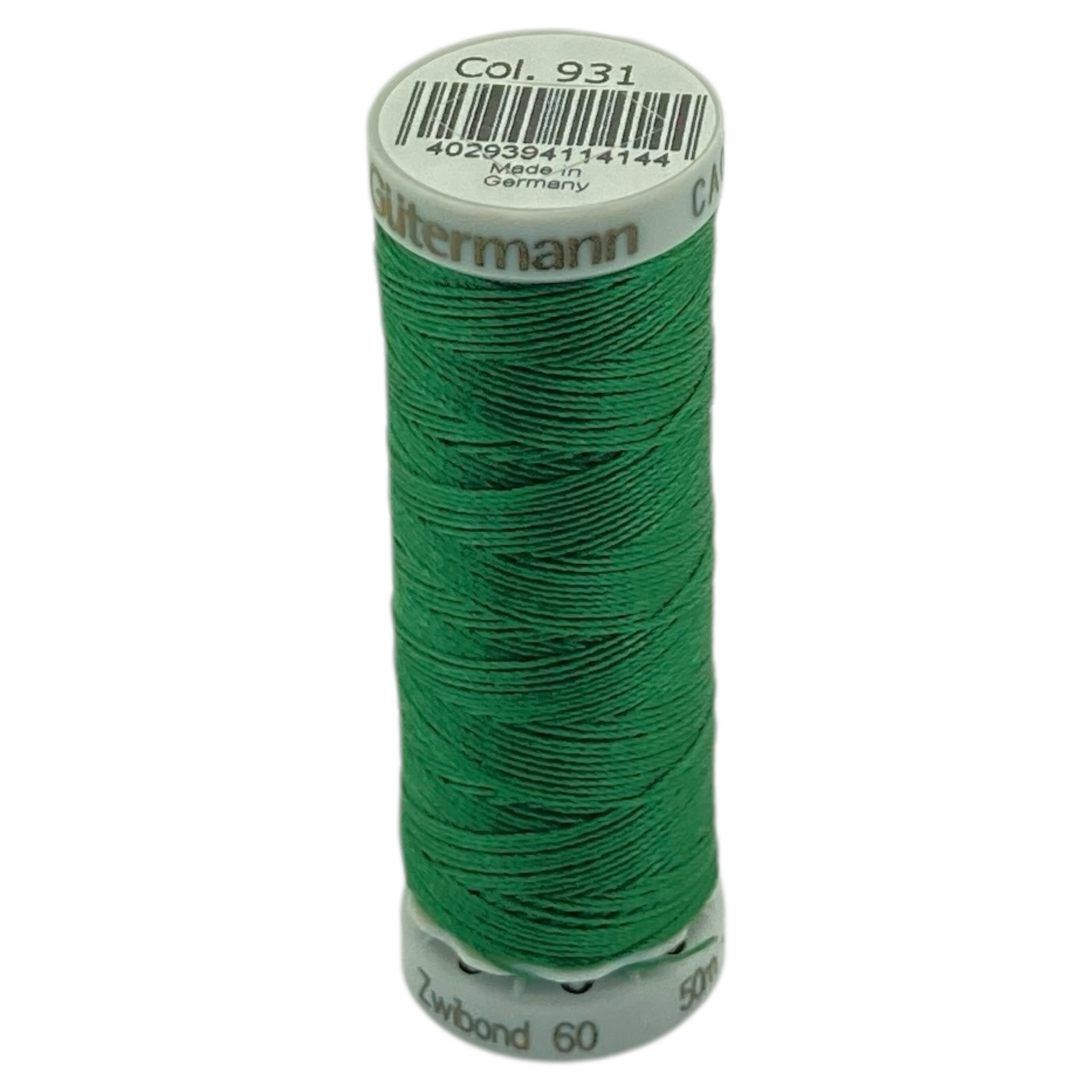 Zwibond #60, Strong Bonded Nylon Thread In 58 Colors, 931 - Green Green