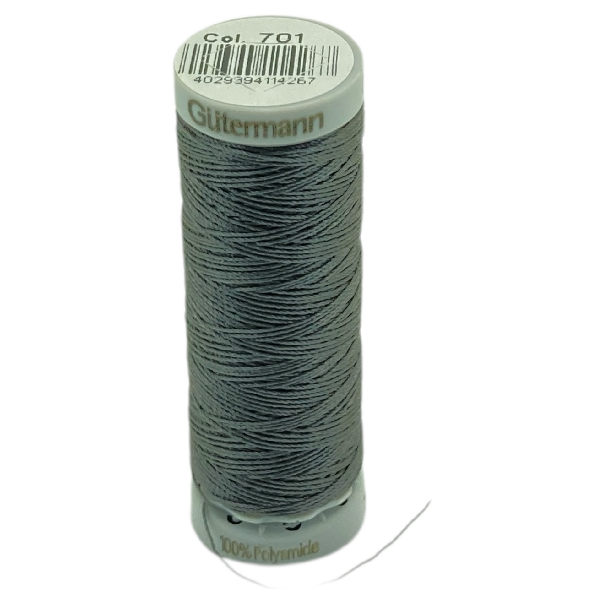 Zwibond #60, Strong Bonded Nylon Thread In 58 Colors, 701 - Dark grey Dark grey