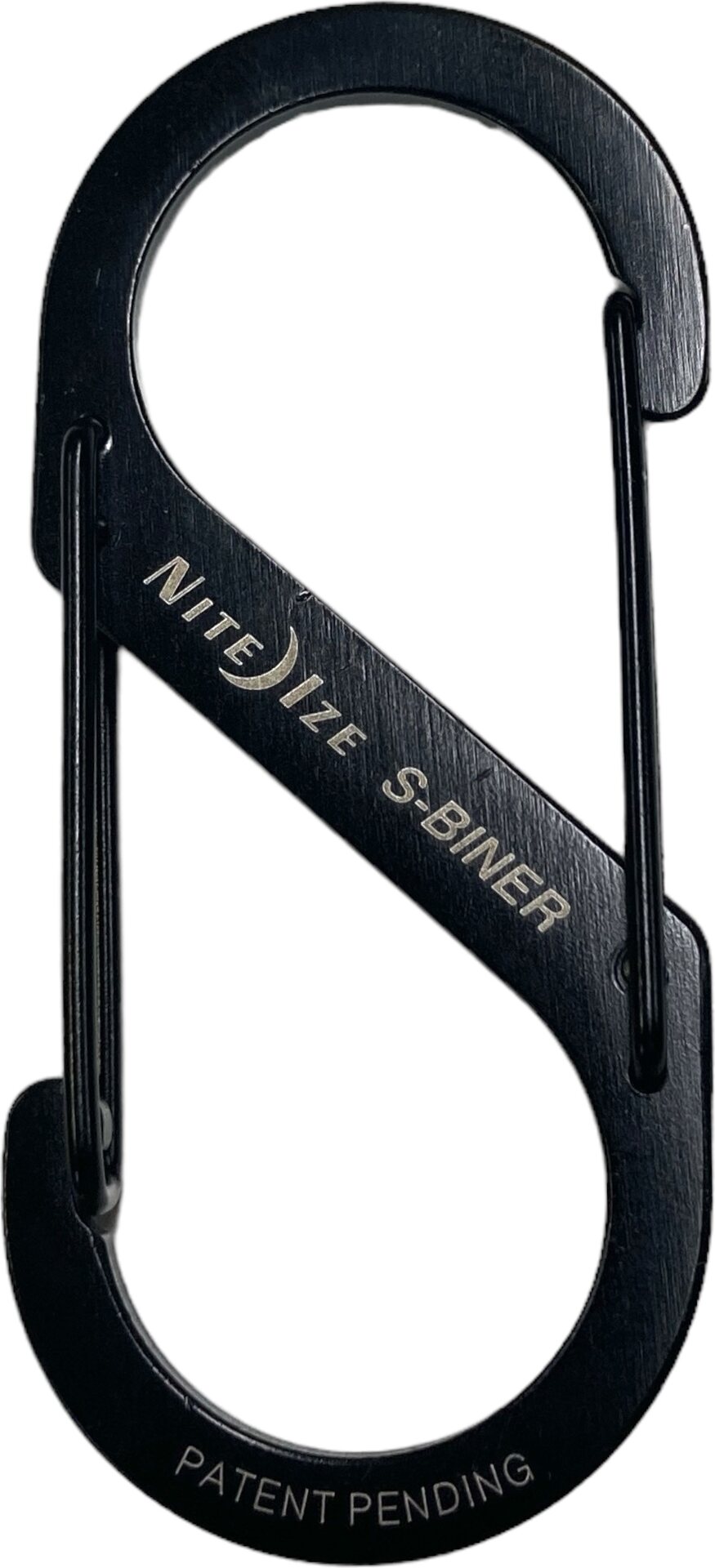 S-Biner Dual Carabiner Stainless Steel #2 – #3 varustesulkurengas, Musta, #3 Musta