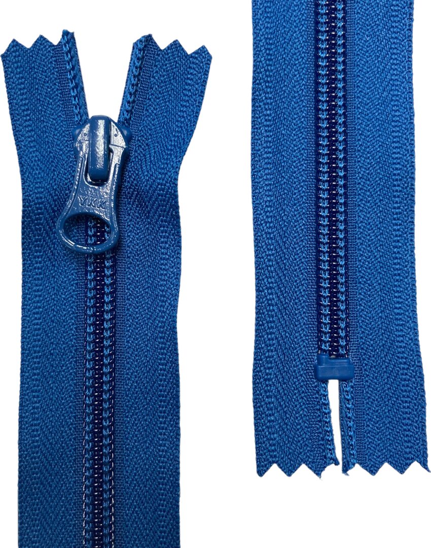 5C Closed-End Coil Zipper, 20 cm, Blue, Natulon® (Recycled Polyester) Blue