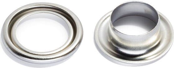 Grommet 14 mm, Silver, 10 pieces, Installation tool included, Prym 541383 Silver