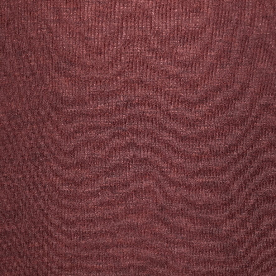 Merino Neck Warmer, Heathered Wine Red, One size, 19.5 µm Merino Wool (250g / m²) Heathered Wine Red