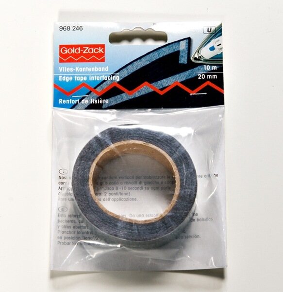 Edge Tape Interfacing 20mm, 10 meters, Grey (2101), Prym 968246 Grey