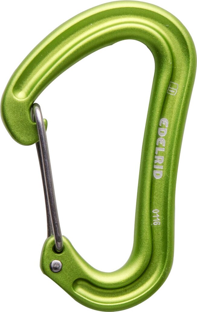 Nineteen G Small Wiregate Carabiner 19 grams, Green Green