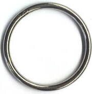 Stainless Steel Ring 28mm, Welded, Steel Steel