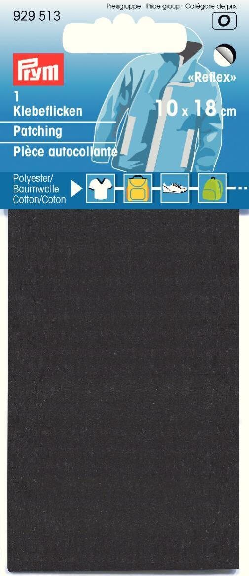 Reflective Self Adhesive Patch, Black, Prym 929513 Black