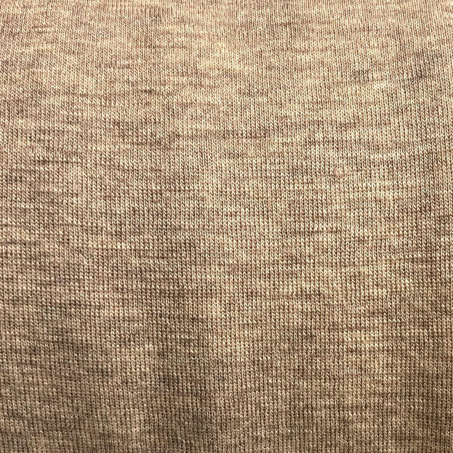 Merino Wool Tube Knit 19.5 Micron, Samples Heathered Sand (9482)