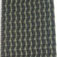 Webbing 25 mm PES, Black / Dark Green, NIR compliant (natural colors also when viewed through night vision devices) Black / Dark Green