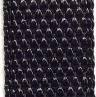 Webbing 20 mm PES (19 mm), Black Black