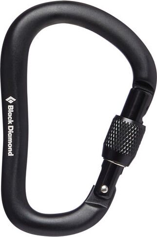 Rocklock Screwgate Carabiner, Black Black