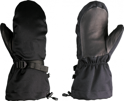 Adventure Mitt Breathable Shell Mitts, Black, XL Black