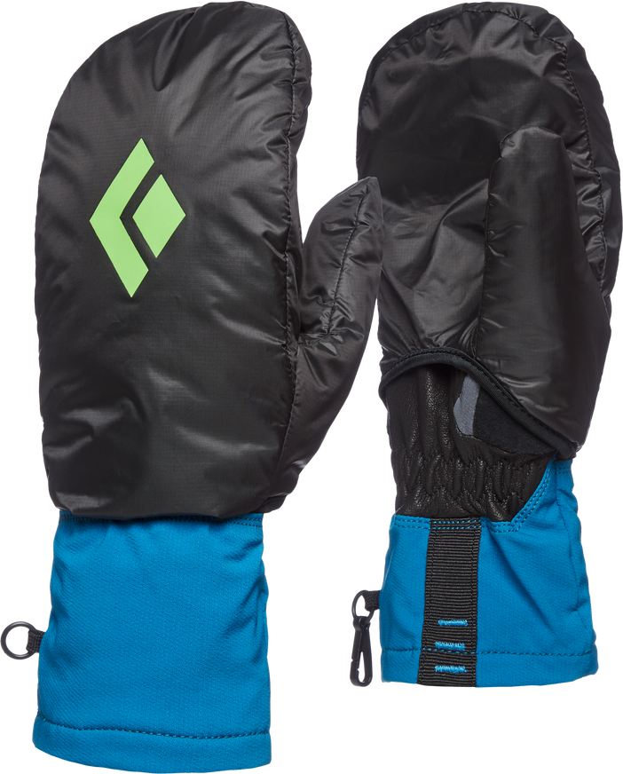 Black Diamond Cirque Gloves sormikkaat Kingfisher sininen/harmaa, XS Kingfisher sininen/harmaa