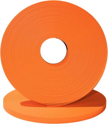 Biothane Beta 15 mm kumipintainen nauha, Kirkas oranssi, Biothane Beta 522 Kirkas oranssi