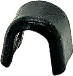 Zipper Top Stopper 8 to 10mm, Matt Black Black