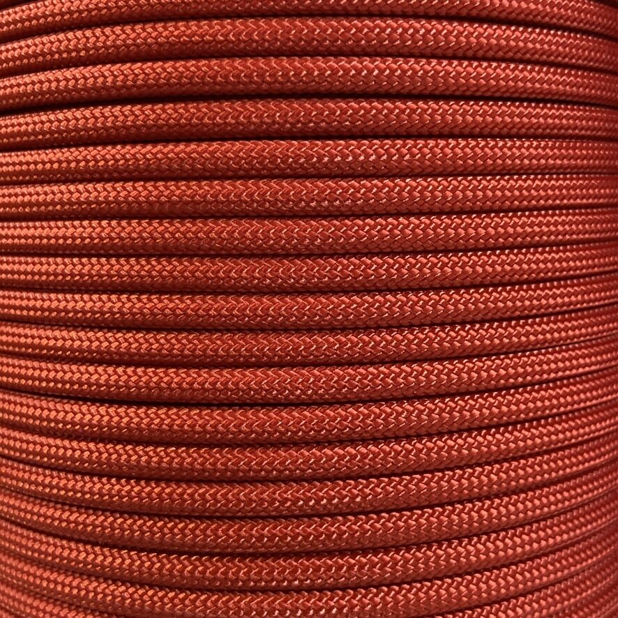 Paracord 550 Type III Nylon Cord, 38 colors, Cherry red (061) Cherry red (061)