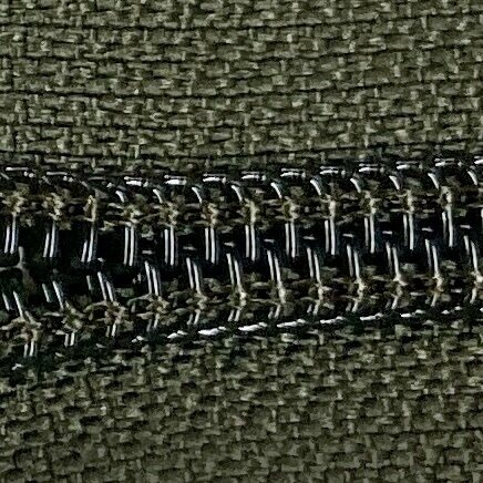 8C spiraalivetoketju metreittäin, Oliivin vihreä, Natulon® (Recycled Polyester) Oliivin vihreä