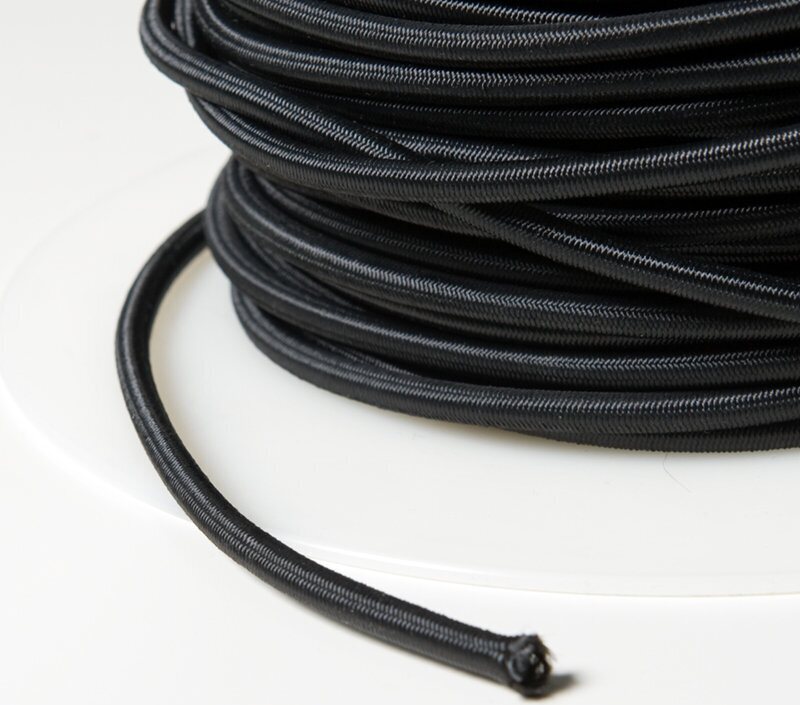 5 mm Stretch Cord, Black Black