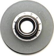 Glue On Flexible Base Snap, SNAD, Stud, Clear, Clear, 25 mm, Stud/Male, especially for curved surfaces Clear