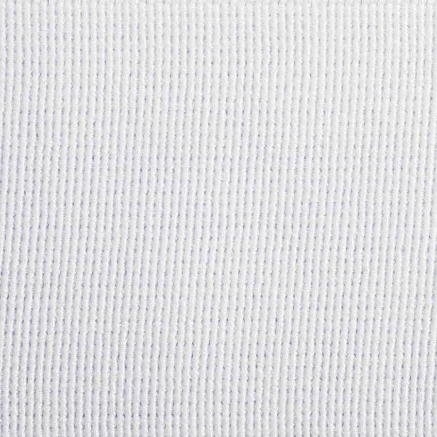 Litteä kuminauha 40 mm, Valkoinen Valkoinen