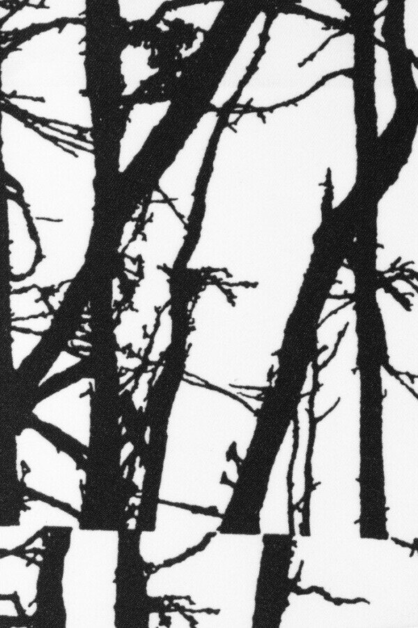 Tree Camo WPB 120 g/m², White/black (9496) White/black (9496)