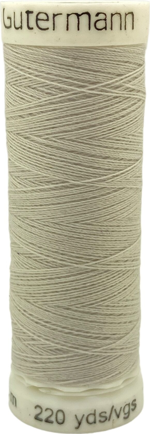 Guetermann #100 Polyester Thread 200 m, 8 - Grey White Grey White (8)