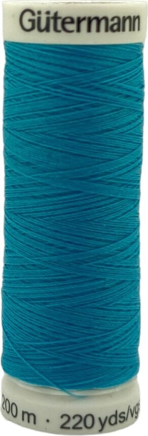 Guetermann #100 Polyester Thread 200 m, 736 - Cyan blue Cyan blue (736)