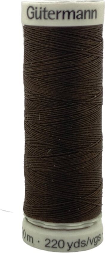 Guetermann #100 Polyester Thread 200 m, 696 - Dark Brown Dark Brown (696)
