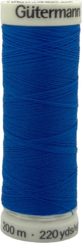 Guetermann #100 Polyester Thread 200 m, 322 - Blue Blue (322)
