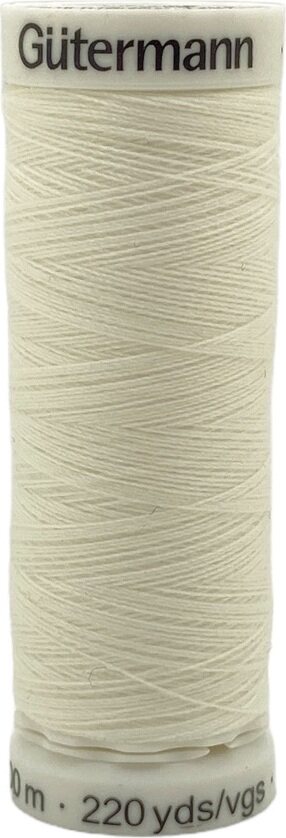 Guetermann #100 Polyester Thread 200 m, 111 - White White (111)