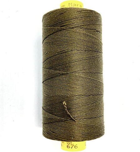 Guetermann Mara 50 thread 500 m, 676 - Dark Olive Green, rPET Dark Olive Green (676)