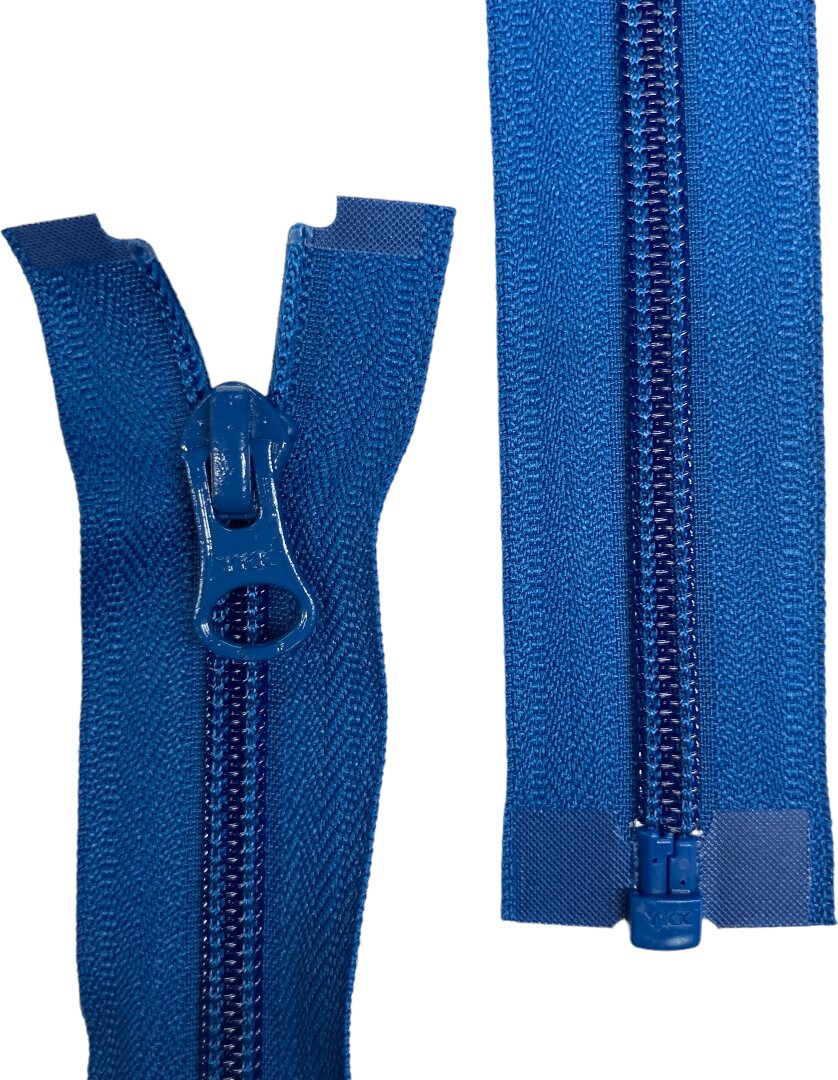 5C Separating Coil Zipper, 85 cm, Blue, Natulon® (Recycled Polyester) Blue