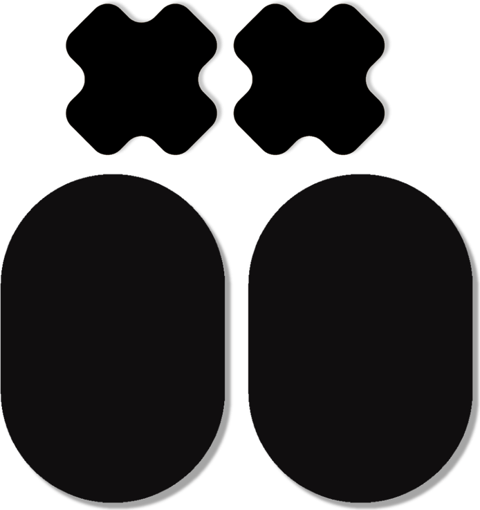 Extreme Vaatelaastari korjauspaikat (myös M05), Musta Musta