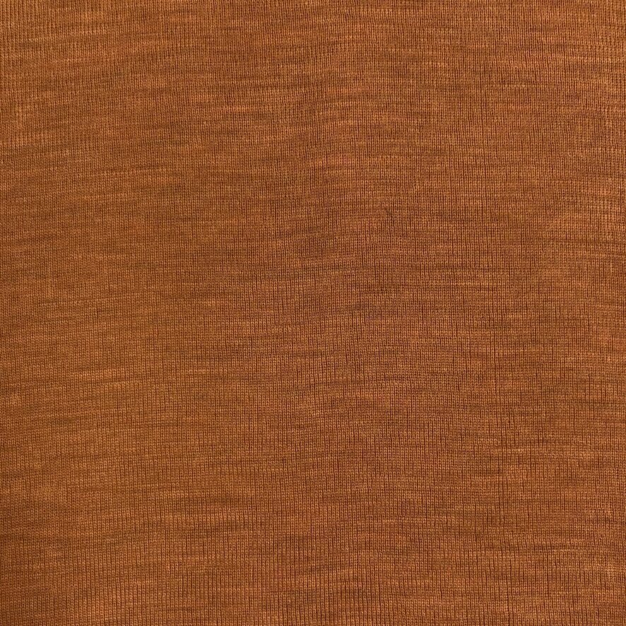 Merino Wool Tube Knit 19.5 Micron, Amber Orange (9253) Amber Orange (9253)