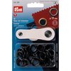 Grommet Kit 11 mm, Black, Installation tool included, Prym 541381