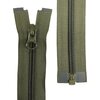 5C Separating Coil Zipper, 85 cm, Olive Green, Natulon® (Recycled Polyester)