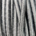3 mm Stretch Cord, Dark grey