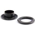 Grommet 14 mm, Black, Single units, Installation tool not included, Prym 541384 kappaleittain